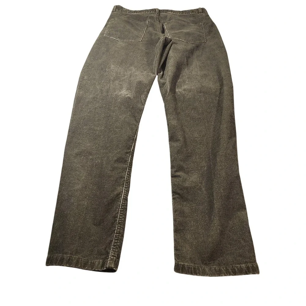 Vintage 90s United Colors Of Benetton Green Corduroy Pants Treviso Italy 30x28